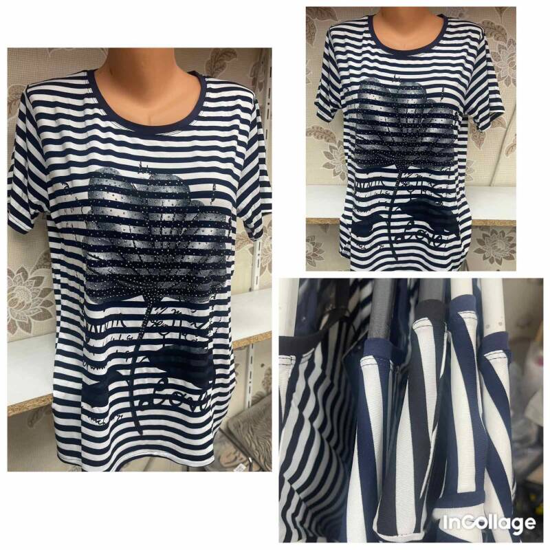 Bluzki damskie Roz L-3XL, Mix Kolor Paczka 12 szt